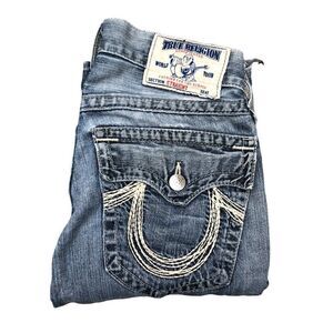 TRUE Religion Jeans Size 29 STRAIGHT Blue